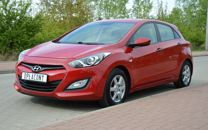 Hyundai I30 cena 28900 przebieg: 161238, rok produkcji 2012 z Płock małe 596